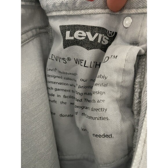 High Loose Levi’s Jeans Wide Legs High Waist Light Wash SZ 24 - Picture 7 of 15